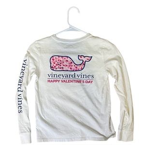 Vineyard Vines Kids Longe-Sleeve Valentine’s Day Pocket Tee